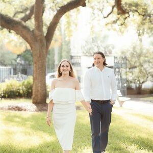 Chic White Ruffled Off-Shoulder Dress
